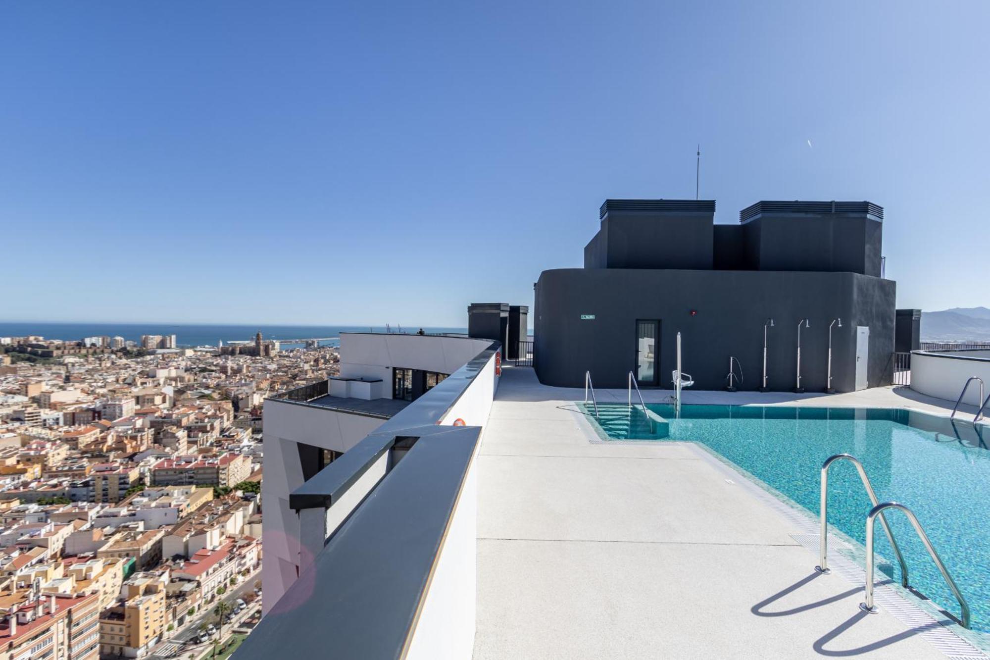 Apartament Malaga Skyline 1 Pool & Parking Free Zewnętrze zdjęcie
